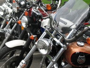 "Motorcycles close-up"