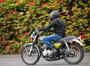 man riding motocycle