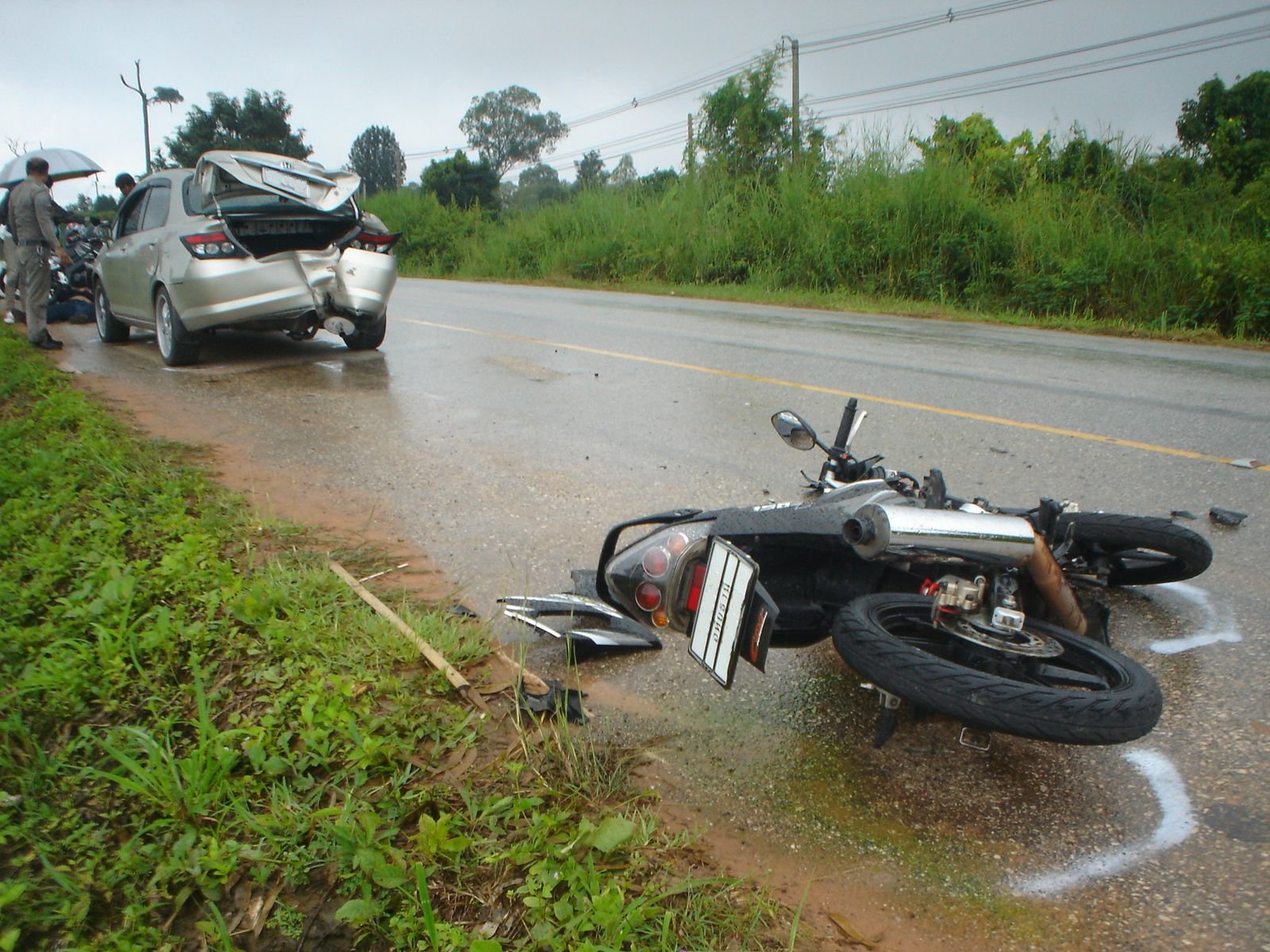 most common motorcycle accidents